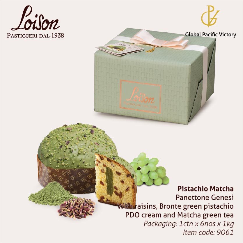 Loison Pistachio Matcha Panettone Genesi (9061) 1kg