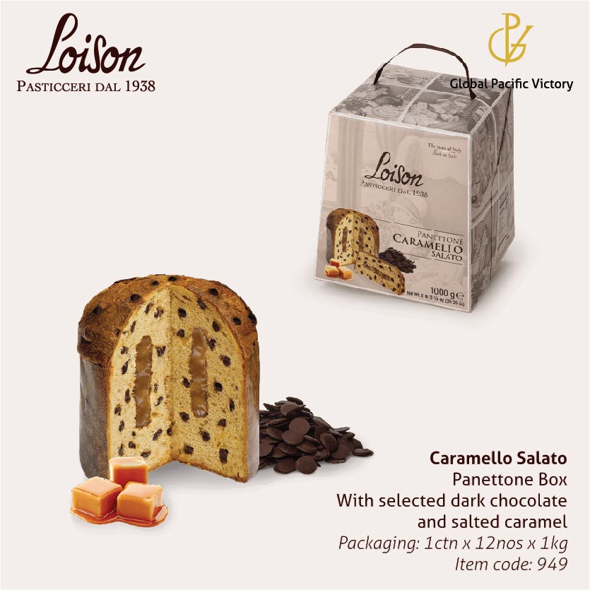 Loison Caramello Salato Panettone Box (949) 1kg