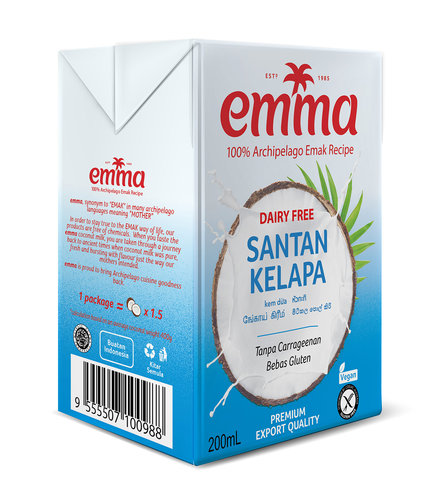 Emma UHT Coconut Milk 1L